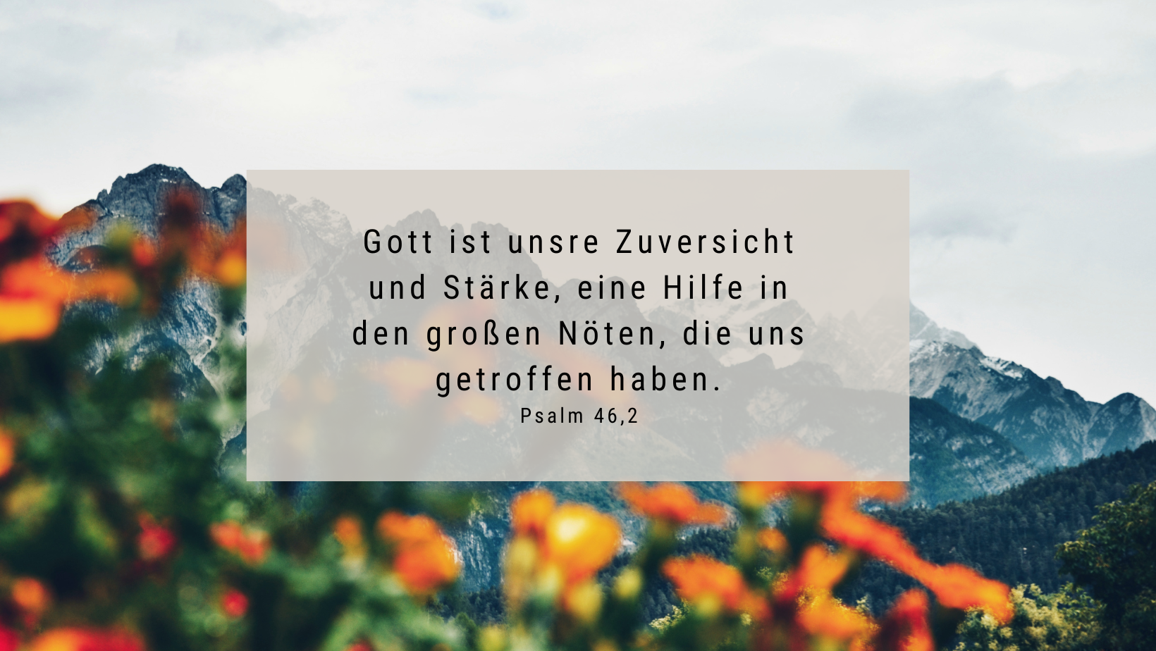 Psalm 46,2